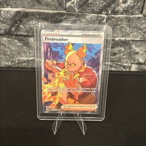 Pokemon Firebreather 119/094 Full Art Trainer Holo from Phantasmal Flames 🔥 Set